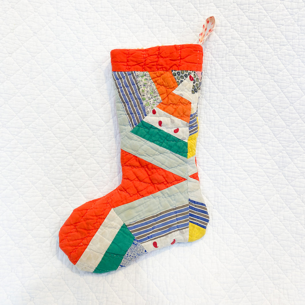 Vintage Quilt Christmas Stockings