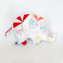 Load image into Gallery viewer, Vintage Quilt Handmade Stuffed Elephants
