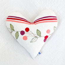 Load image into Gallery viewer, Vintage Quilt Heart Pillow
