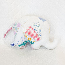 Load image into Gallery viewer, Vintage Quilt Handmade Stuffed Elephants
