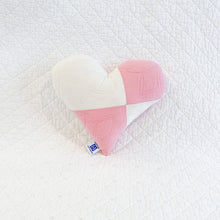 Load image into Gallery viewer, Vintage Quilt Heart Pillow MINI
